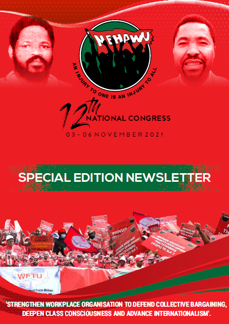  Special Edition Newsletter NEHAWU 12th National Congress